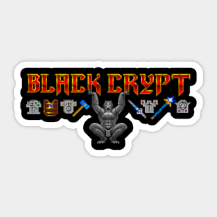 Black Crypt Sticker